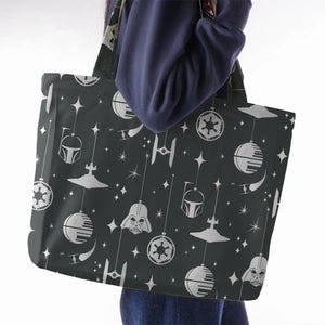 Dark Side Holiday Star Wars Large Tote Bag