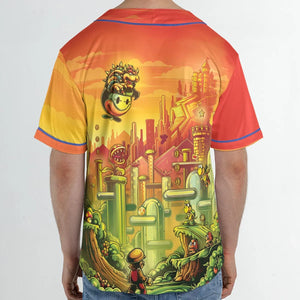 Plumber Kingdom Super Mario Unisex Baseball Jersey