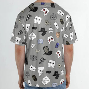 Masks of Phantom of Opera Unisex Baseball Jersey