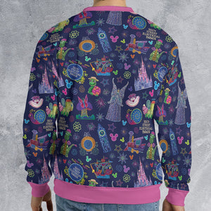 All-over Print Sweatshirt - 49D54P8Y - - 2