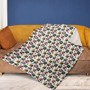 Spider Venom Pattern Fleece Blanket