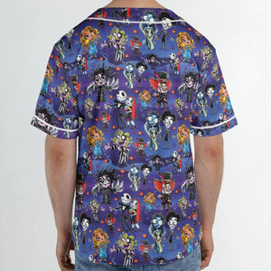 Tim Burton Movies Unisex Baseball Jersey