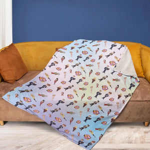 The Nanny Animated Characters Fleece Blanket