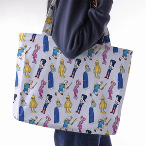 Future Time Futurama Adventure Time Mashup Large Tote Bag