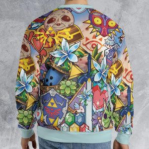A Majora's Mask The Legend of Zelda All-over Print Sweatshirt