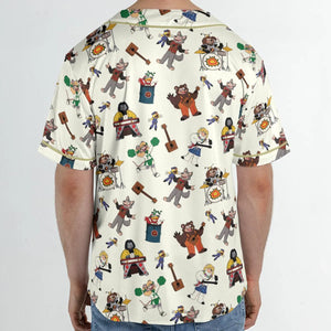 The Rock-afire Explosion Pattern Unisex Baseball Jersey