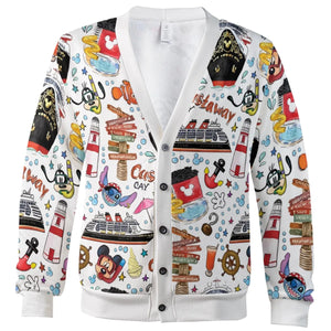 Mouse Cruise Vacation Cardigan