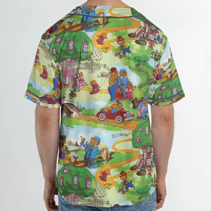 A Big Treehouse Berenstain Bears Unisex Baseball Jersey