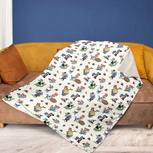Woody Woodpecker Walter Lantz Fleece Blanket