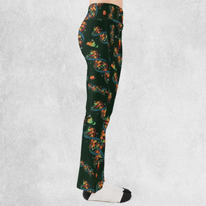 Cat Kitten DNA Pattern Flare Leggings