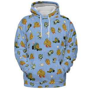 All-over Print Hoodie - AE4SLB7J - - 2
