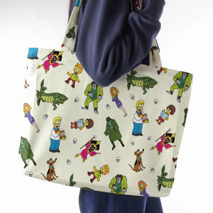 Mystery Simpsons Large Tote Bag
