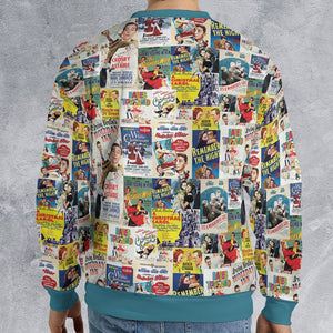 All-over Print Sweatshirt - 42S2FQYU - - 2