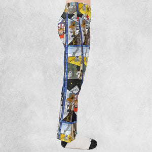 Stained Glass Star Wars Flare Leggings