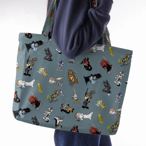 Looney Wars Large Tote Bag