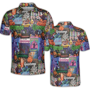 Goosebumps Pattern AOP Men/Women Polo Shirt