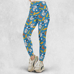 Jerry Seinfeld Comedian Pattern Legging