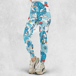 The Smurfs Pattern Legging