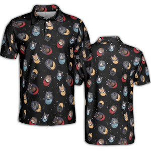 Live Long and Paws-purr Star Trek AOP Men/Women Polo Shirt