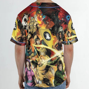 Great Power Dungeons Unisex Baseball Jersey