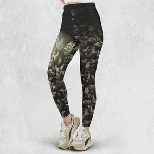 Funny Helping Hands Labyrinth Legging