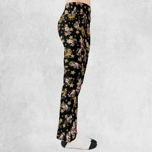 Wrestlers Mini Icons Flare Leggings