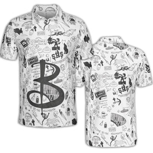 Buffy The Vampire Slayer Pattern AOP Men/Women Polo Shirt