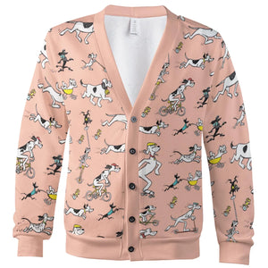 Vintage Go, Dog, Go Cardigan