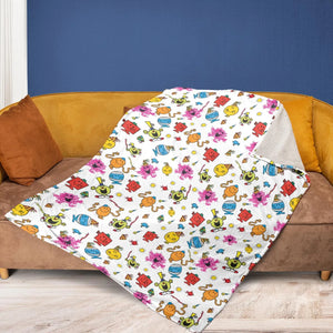 Party Mr. Men Little Miss Fleece Blanket