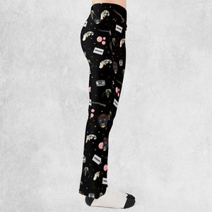 Consume They Live Patterns Flare Leggings
