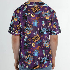 Spooky Stitch Unisex Baseball Jersey