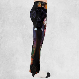Halloween Food Mascot Themed Flare Leggings