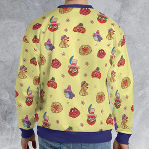 The Electric Mayhem Characters The Muppet Show All-over Print Sweatshirt