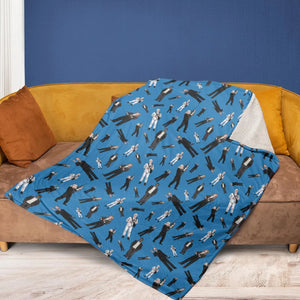 Nakatomi Takeover Die Hard Fleece Blanket