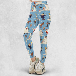 Frosty the Snowman Christmas Characters Legging