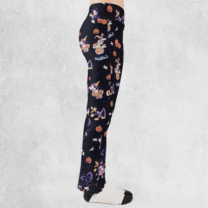 Happy Halloween Flare Leggings