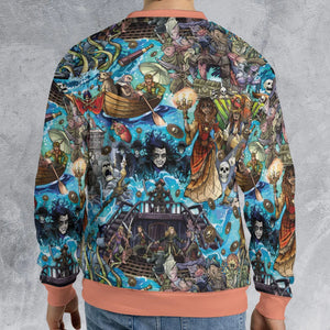 Travel And Fight Pirates of the Caribbean All-over Print Sweatshirt