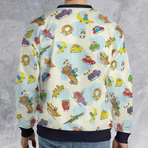 The Busy World of Richard Scarry All-over Print Sweatshirt