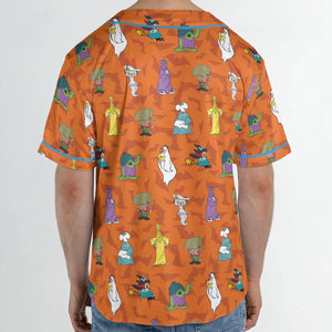 Happy Halloween From Hanna Barbera Unisex Baseball Jersey