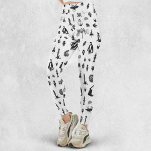 Nosferatu Pattern Legging