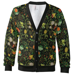 Grass Pokemon Patterns Cardigan