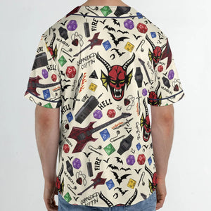 Hellfire Club Stranger Things Unisex Baseball Jersey