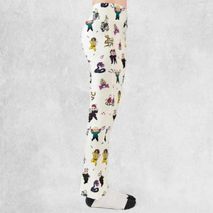 Mst3k Chibi Characters Flare Leggings