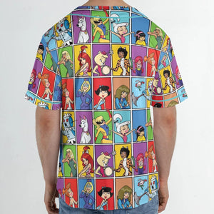 The women of Hanna Barbera Unisex Baseball Jersey