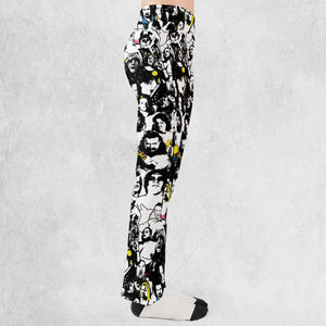 Iconic faces Royal Rumble Flare Leggings