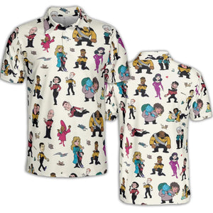 Star Trek TNG Tribute AOP Men/Women Polo Shirt