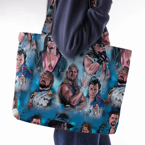 90s Wrestlers Large Tote Bag