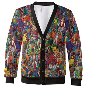 MOTU's Characters Figure Pattern He-man and The Masters of The Universe Cardigan