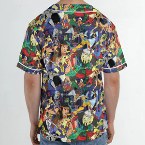 Super TV Heroes HB Unisex Baseball Jersey