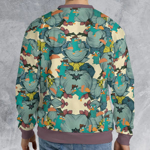 Perry The Platypus Phineas and Ferb All-over Print Sweatshirt